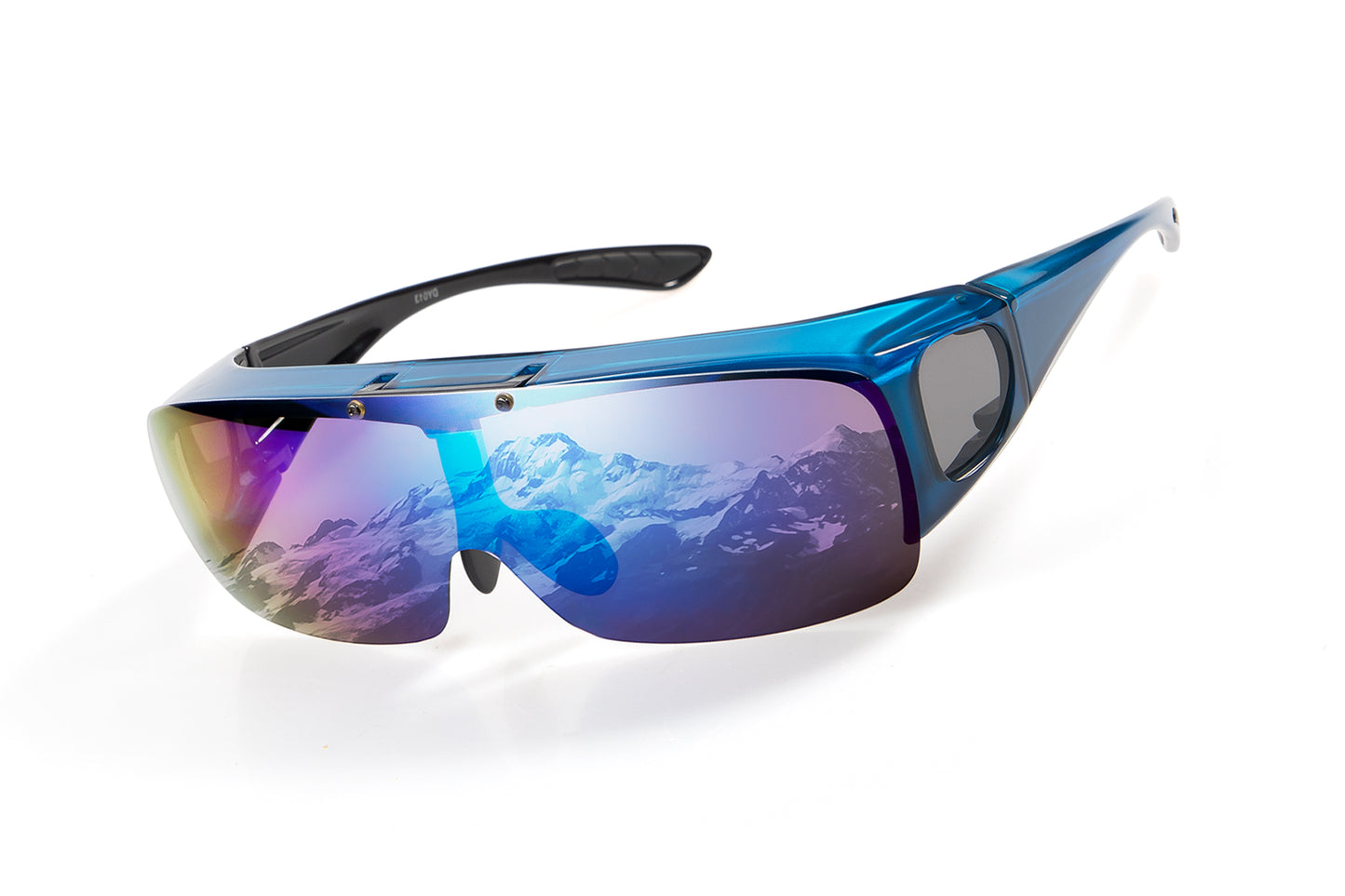 TINHAO Mens Polarized Fit Over Sunglasses Wear Over Glasses with Flip Up UV Protection Lens for Driving Fishing