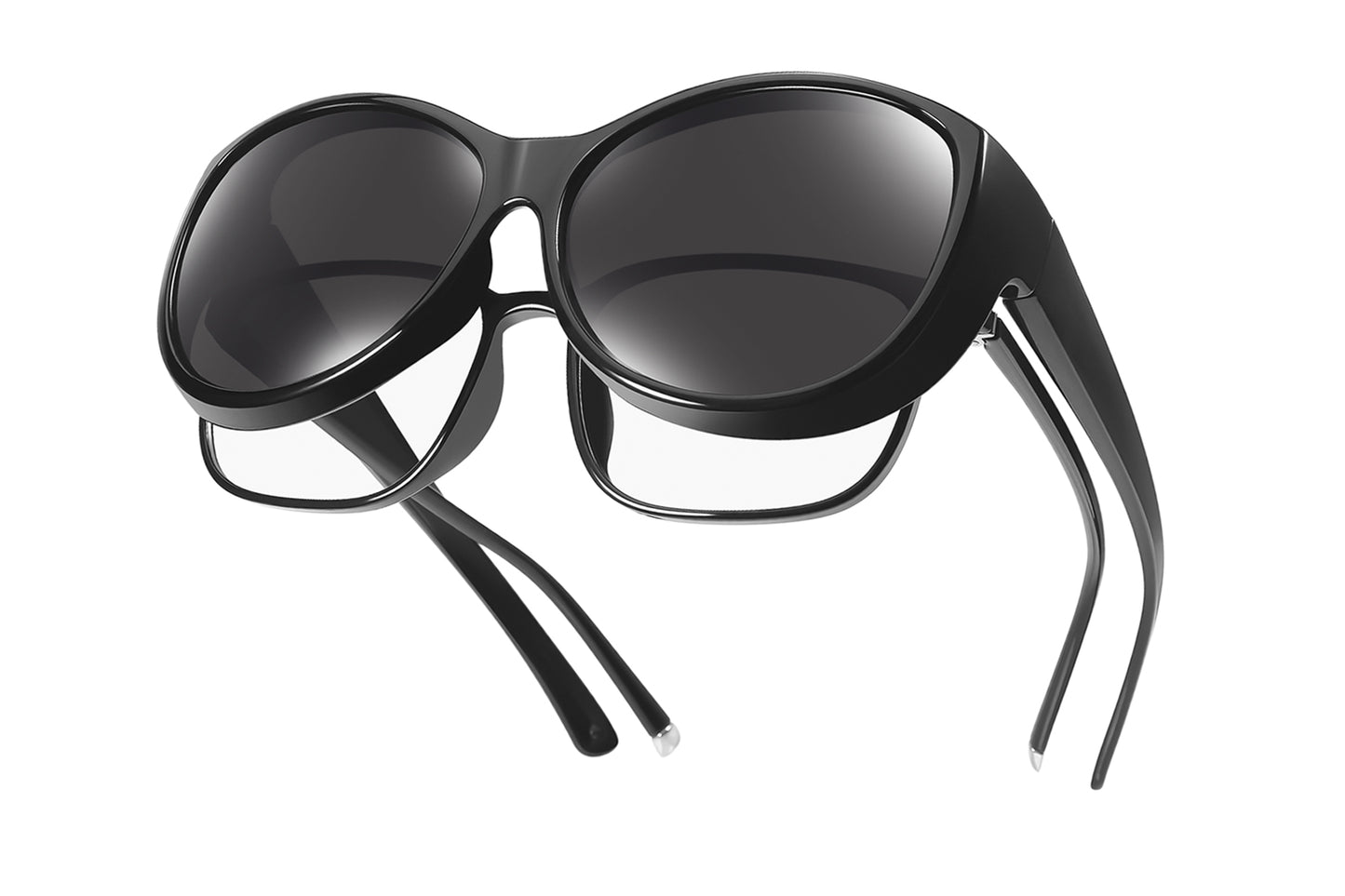 TINHAO Womens Polarized Fit Over Glasses Sunglasses Wear over Glasse with UV Protection