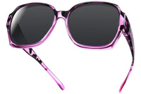 3-Purple Leopard Frame/Black Lens