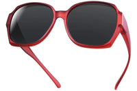 9-Red Frame/Black Lens