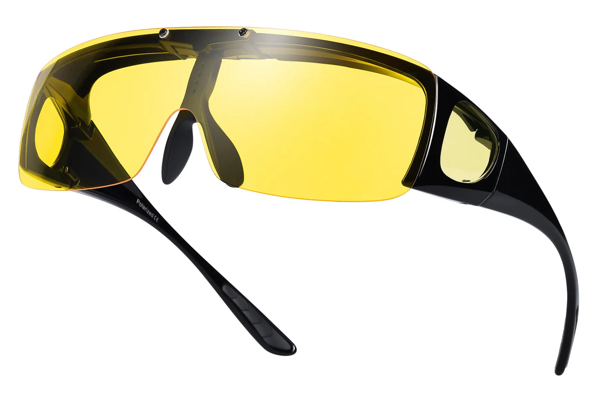 Polarized Night Driving Fit-Over Glasses – Wrap Around TH-DY013 – Default Title