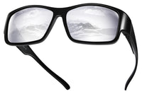 Glossy Black Frame/Silver Mirrored Lens