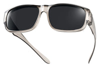 Glossy Transparent Grey Frame/Grey Lens