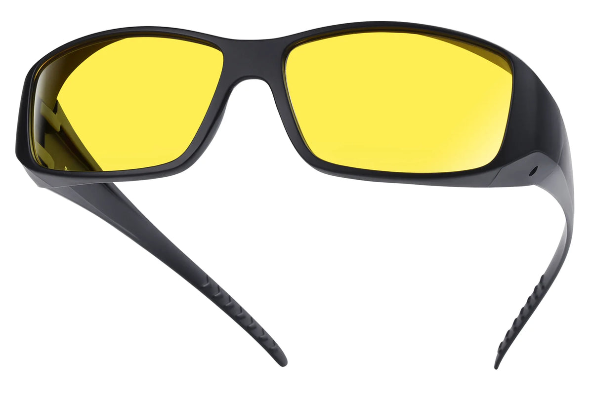 Polarized Night Driving Fit-Over Glasses – Rectangle TH-DY014 – 03 Matte Black-Night Vision Lens