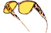 Amber leopard Frame/Night Vision Yellow Lens