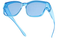Glossy Transparent Blue / Light Blue Photochromic