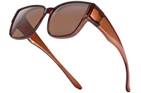Glossy Transparent Brown / Brown Lens
