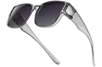 Glossy Transparent Gray / Gray Lens