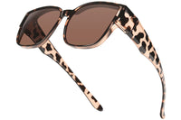 Light Amber Leopard / Brown Lens