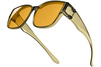 Glossy Transparent Green / Yellow Y25 Lens