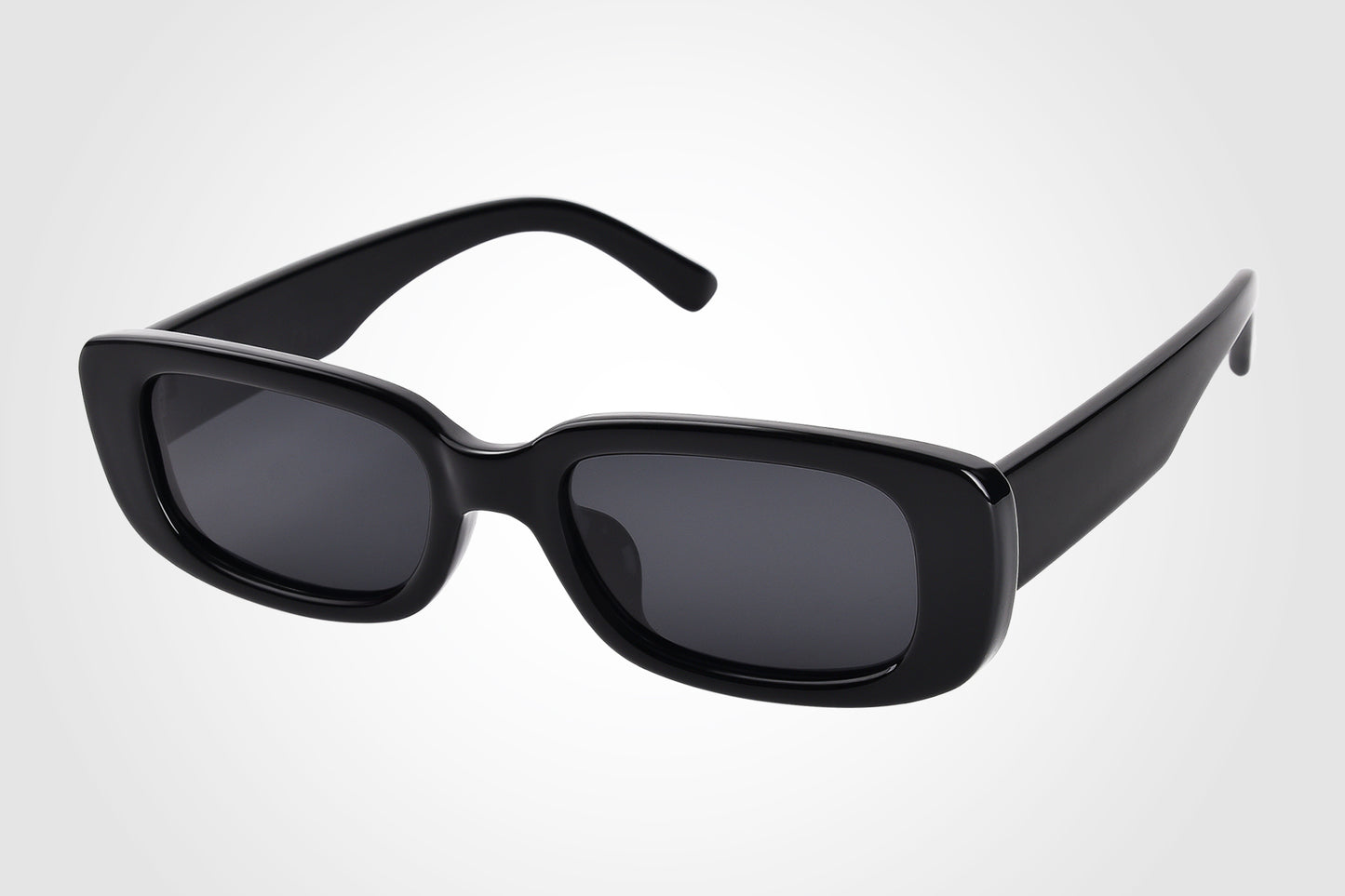 Square Sunglasses for Women Men Trendy Retro Rectangle Sunglasses with Polarized UV 400 Protection Party Sunglasses