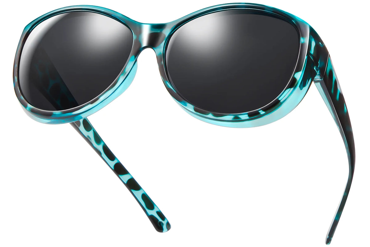 TH-DY045 green frame with gray polarized lenses