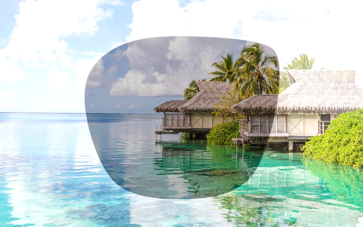 Daytime polarized lenses used near water